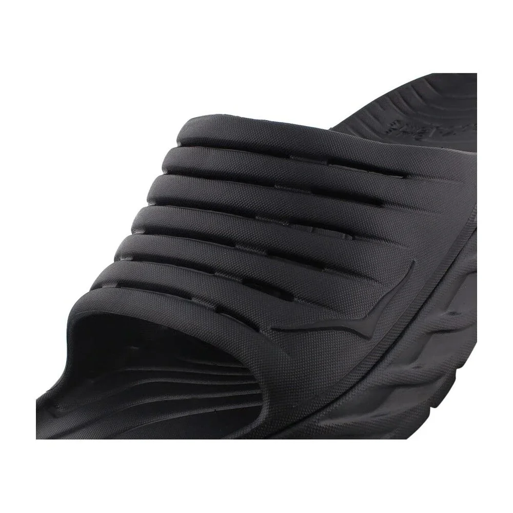 Hoka Men's U Ora Recovery Slide Black/Black 1126850-BBLC